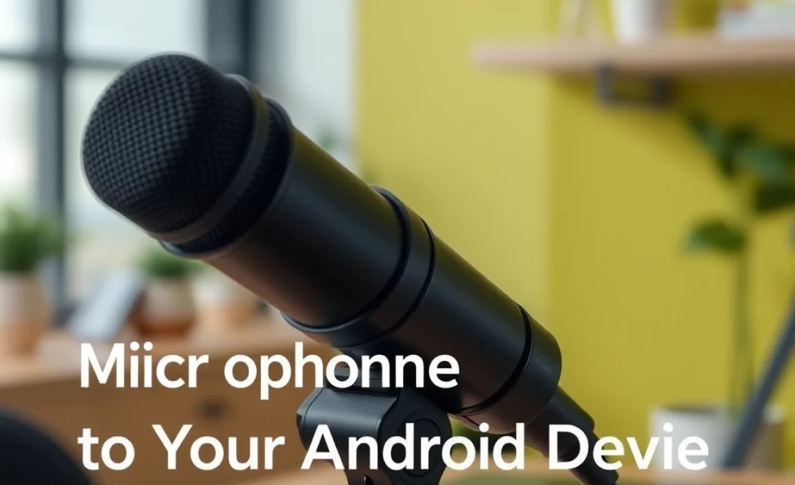 Connecting an External Microphone to Your Android Device
