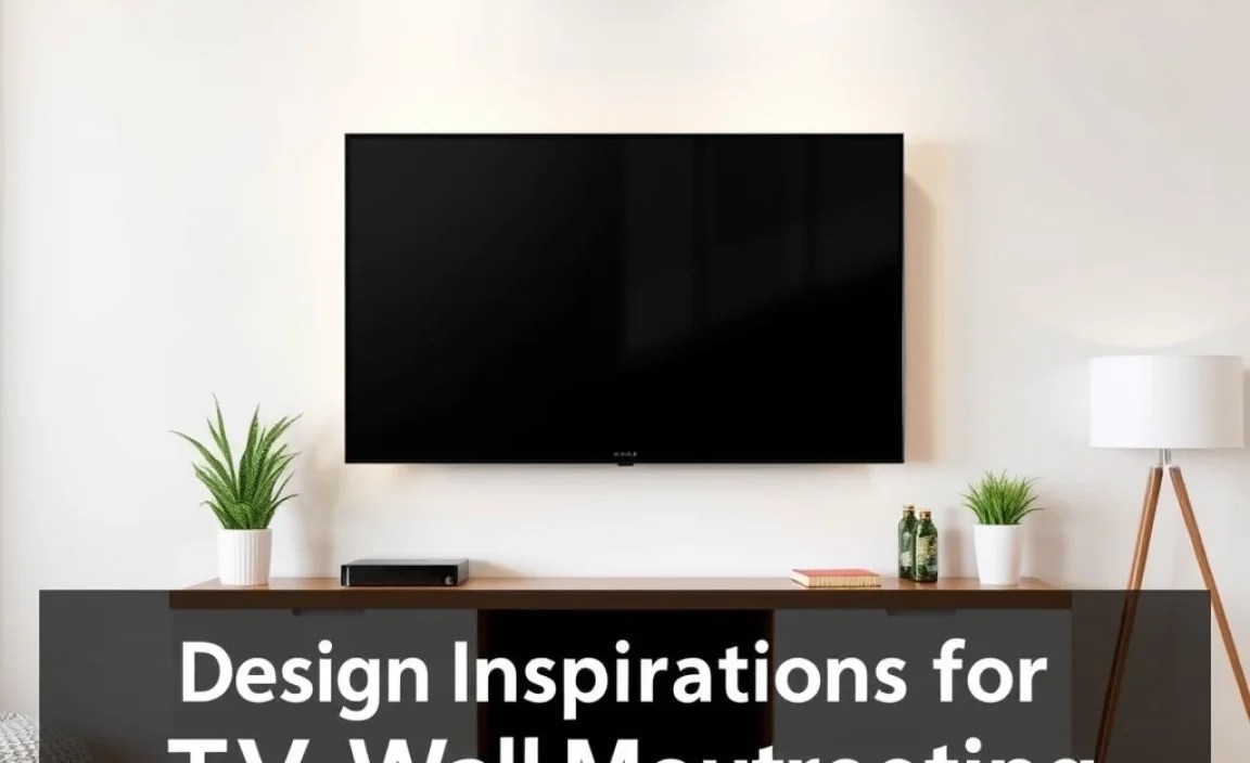 Design Inspirations for TV Wall Mounting