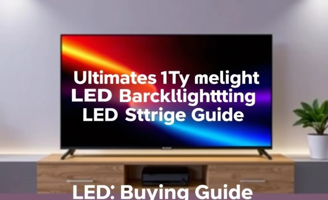 Different Types of LED Backlighting Technologies