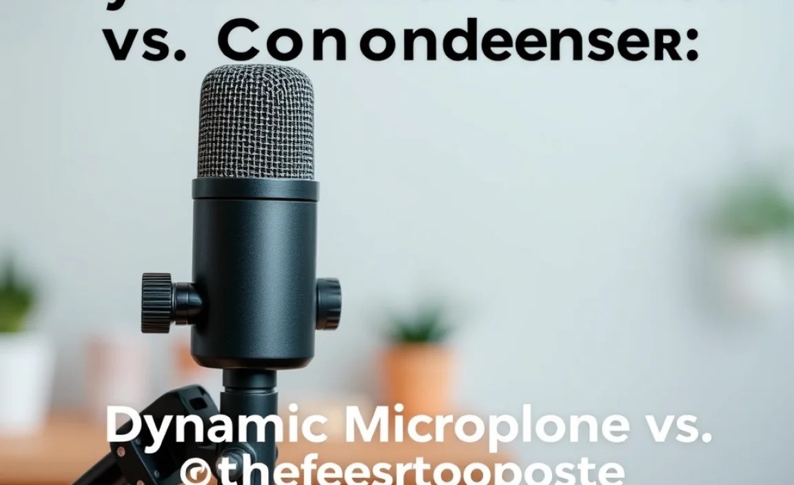 Dynamic Microphones vs. Other Microphone Types