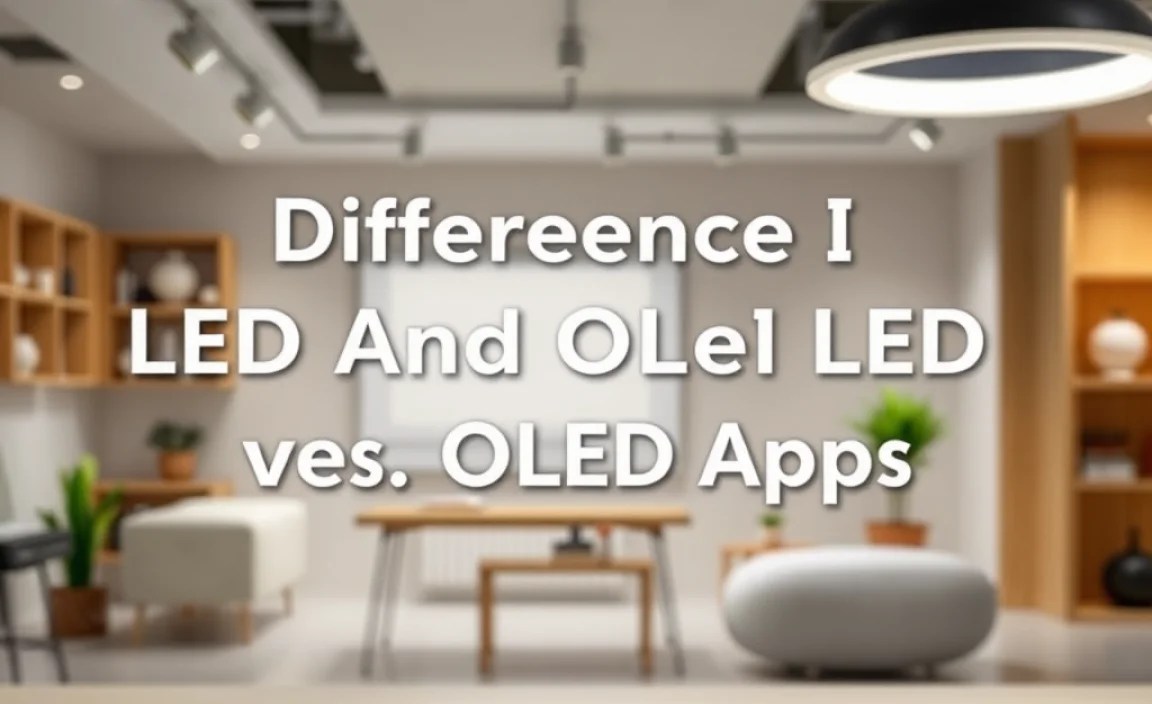 Energy Efficiency of LED vs. OLED Apps