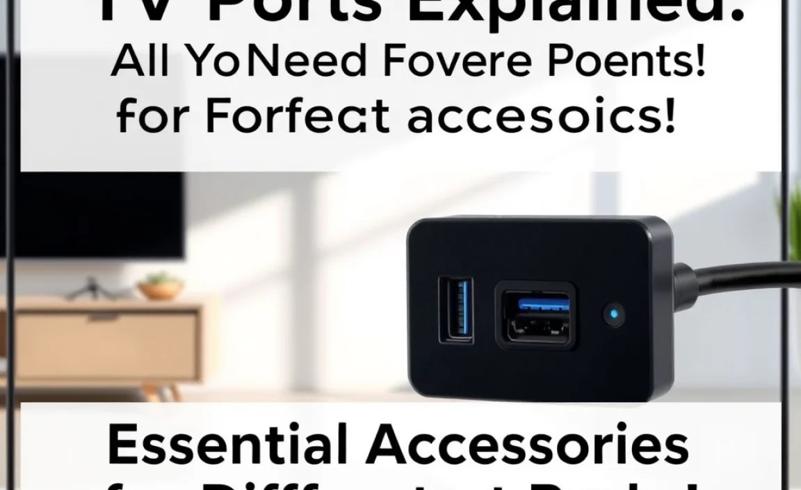Essential Accessories for Different Ports