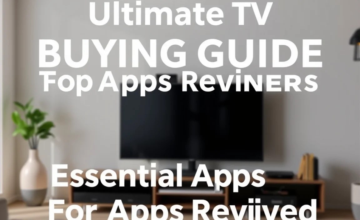 Essential Apps for TV Buyers