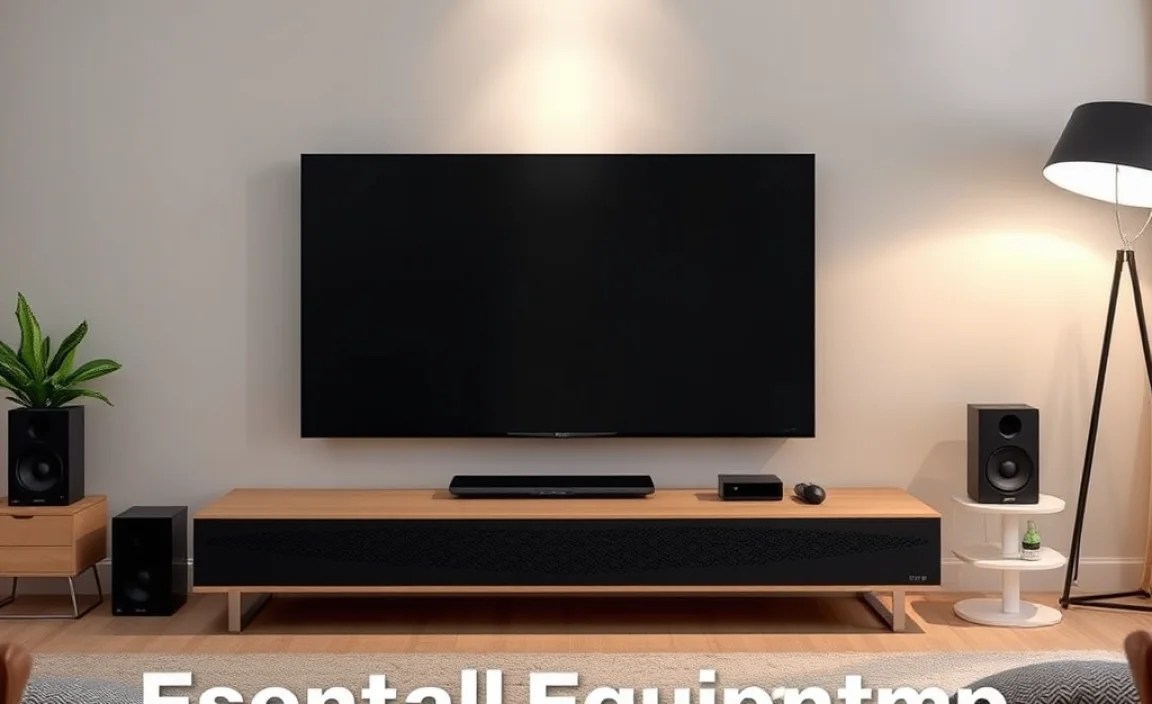 Essential Equipment for Soundbar Setup