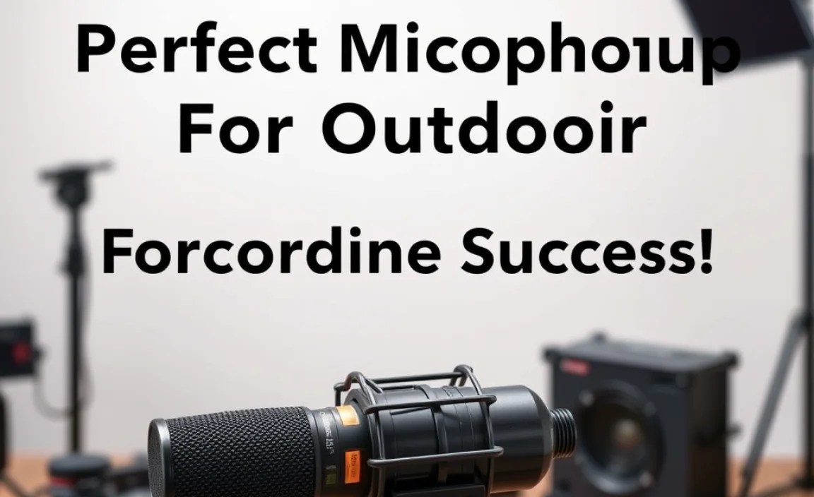 Essential Gear for Outdoor Microphone Setup