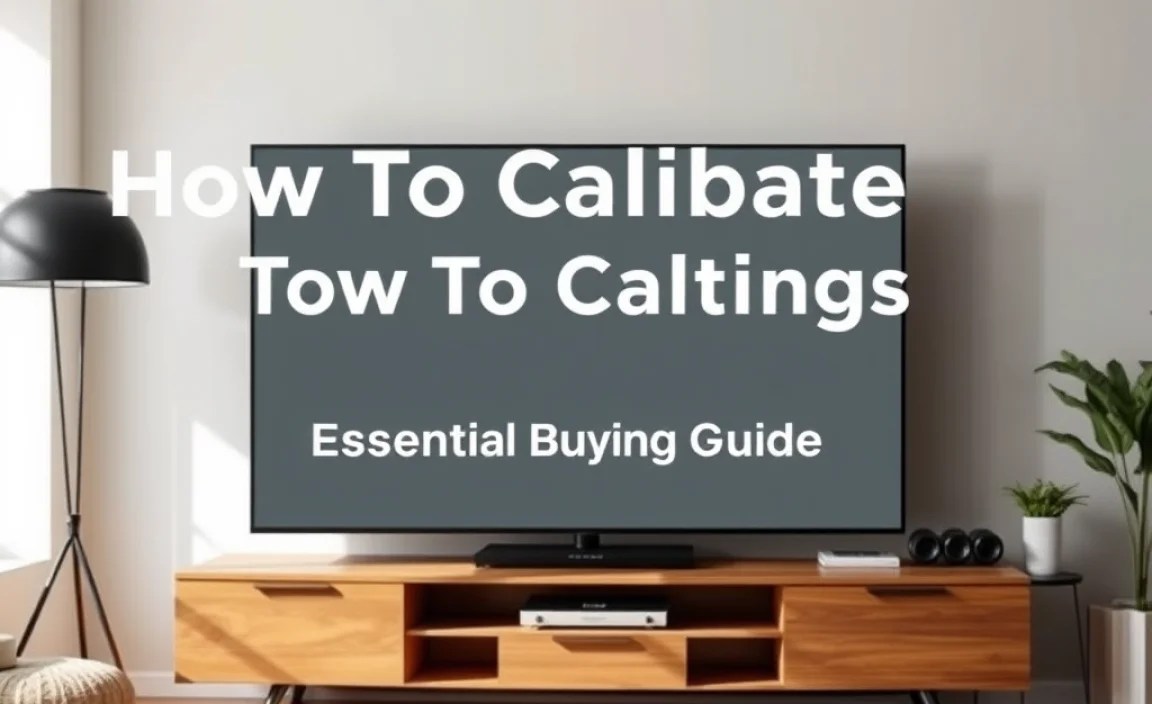 Essential Tools for Calibration