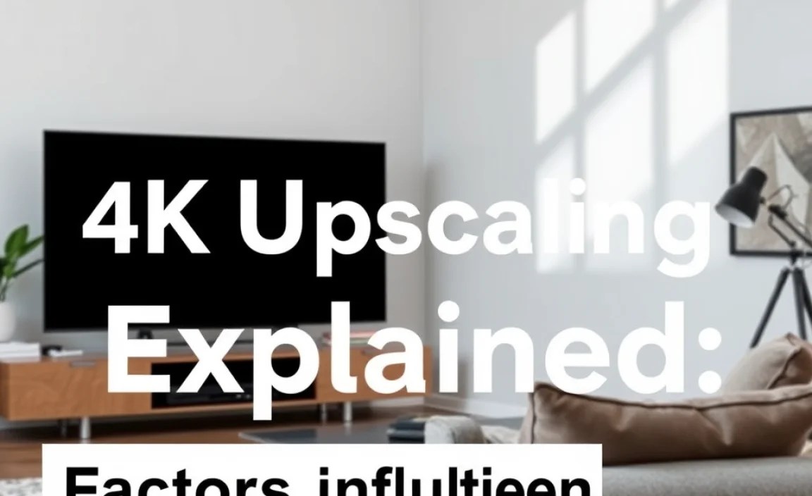 Factors Influencing Upscaling Quality
