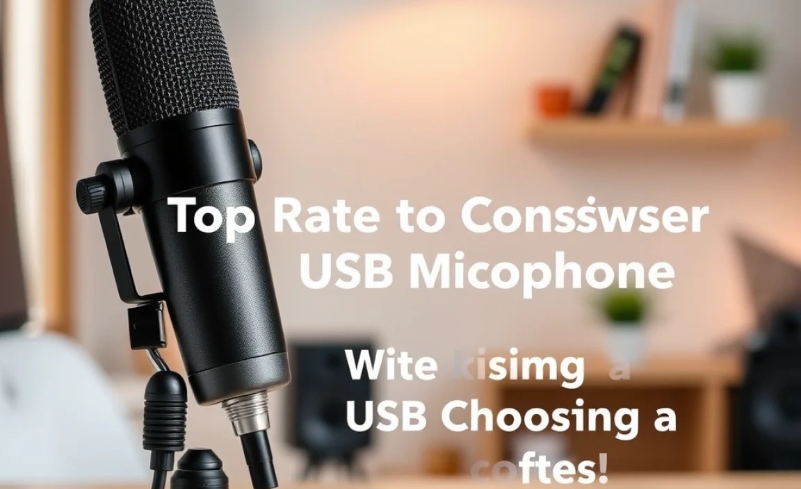 Factors to Consider When Choosing a USB Microphone