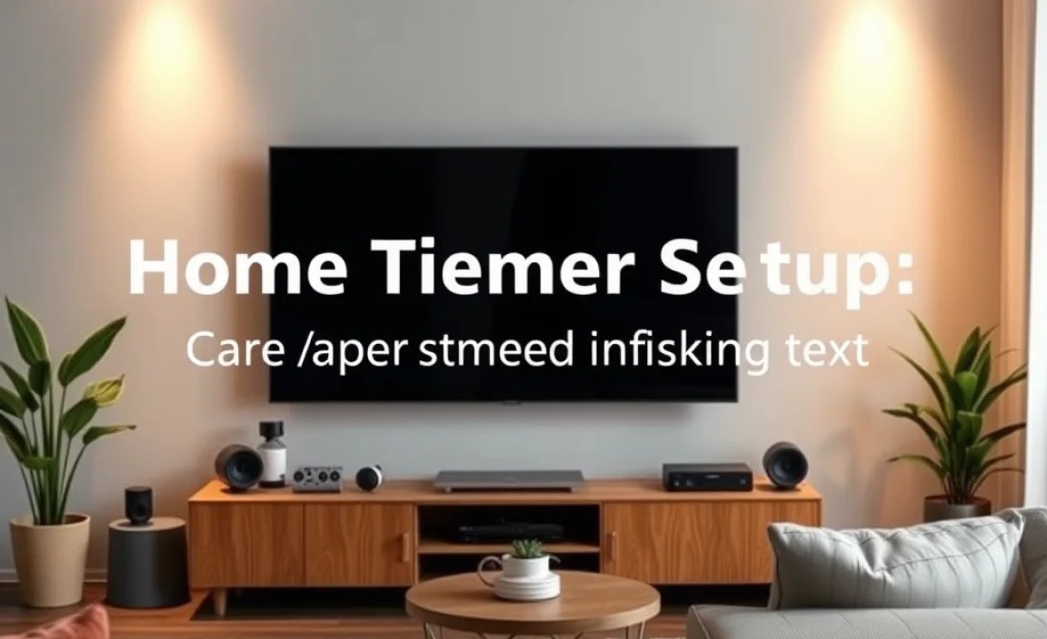 Home Theater Setup: Create the Ultimate Viewing Environment