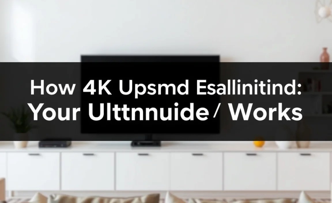 How 4K Upscaling Works