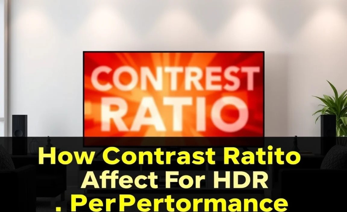 How Contrast Ratio Affects HDR Performance