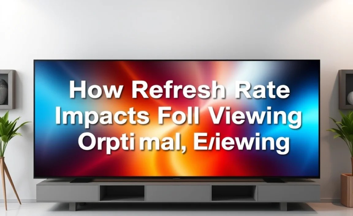 How Refresh Rate Impacts Your Viewing Experience