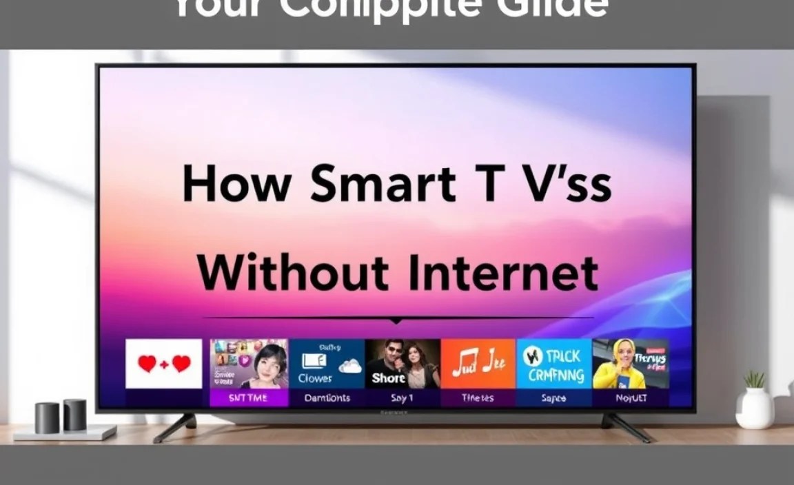 How Smart TVs Work Without Internet