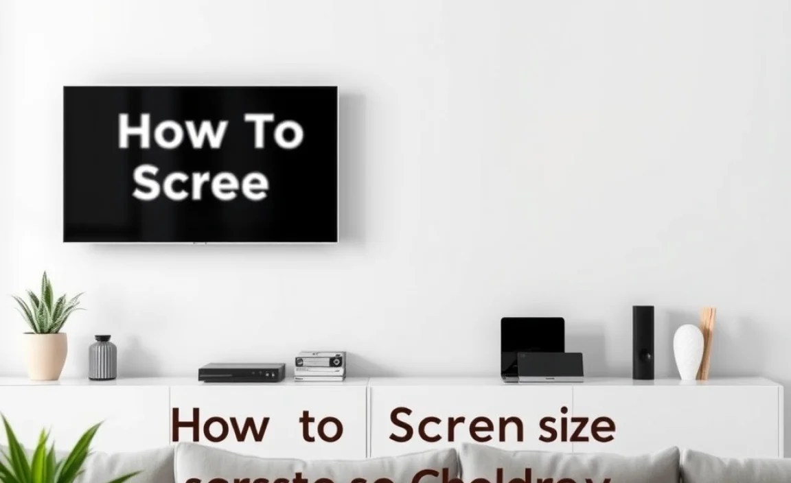 How to Choose Screen Size Based on Usage