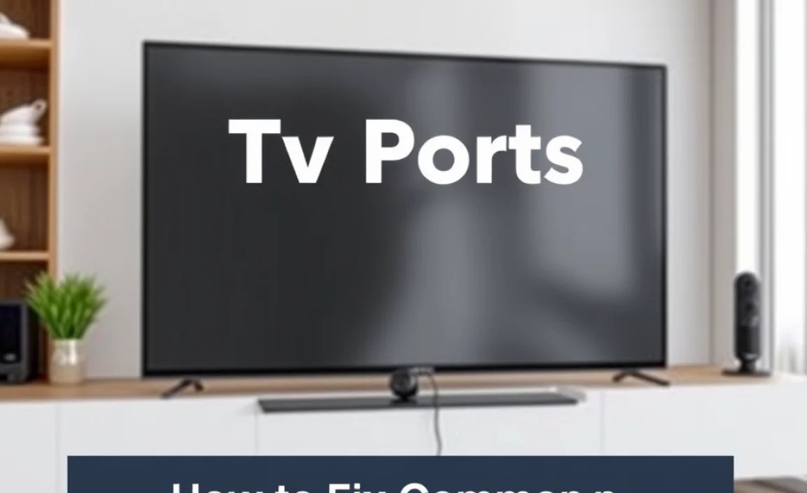 How to Fix Common TV Port Problems