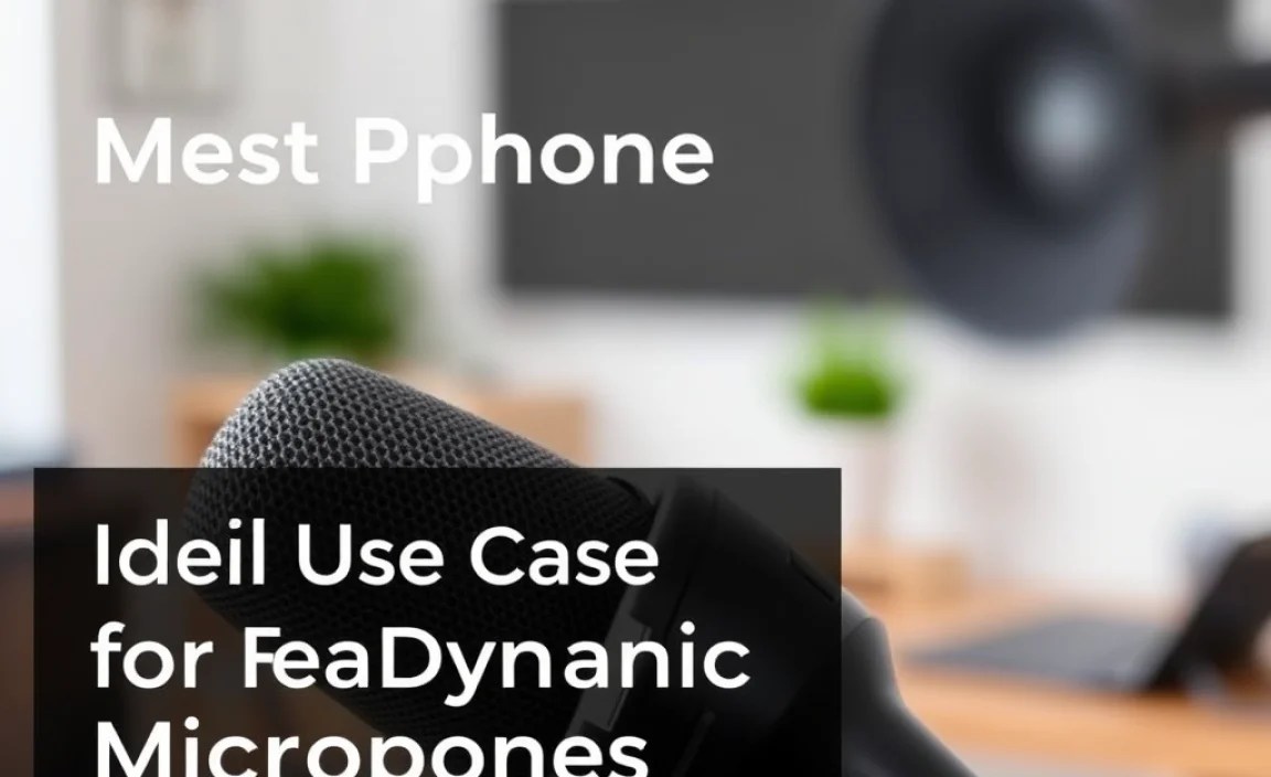 Ideal Use Cases for Dynamic Microphones