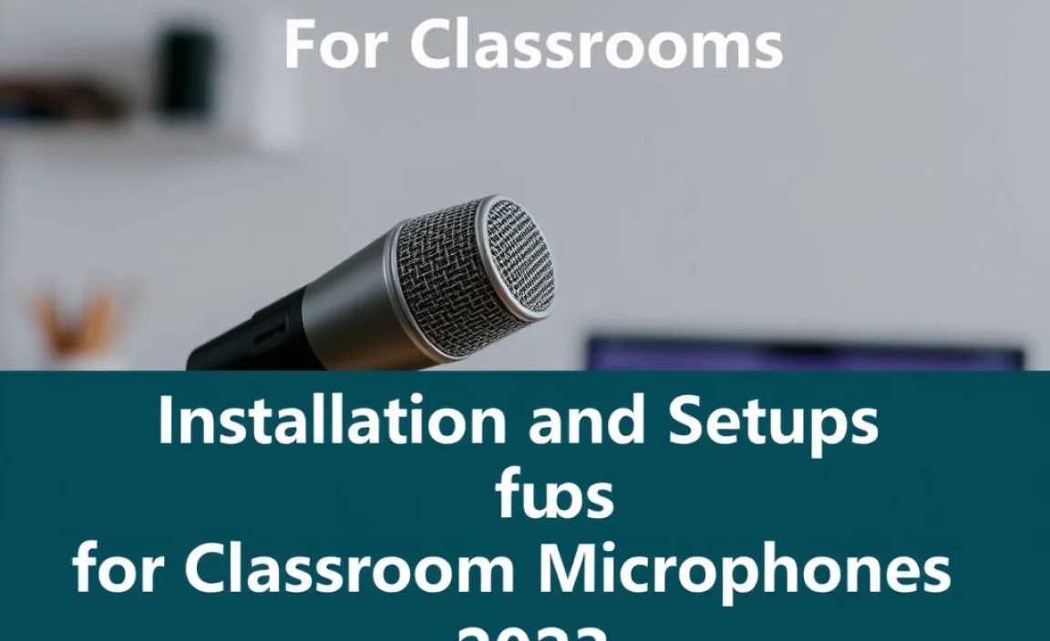 Installation and Setup Tips for Classroom Microphones