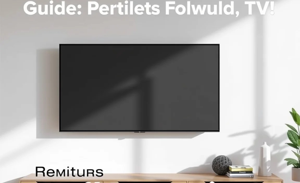 Installation Tips for Wall Mounting Your TV