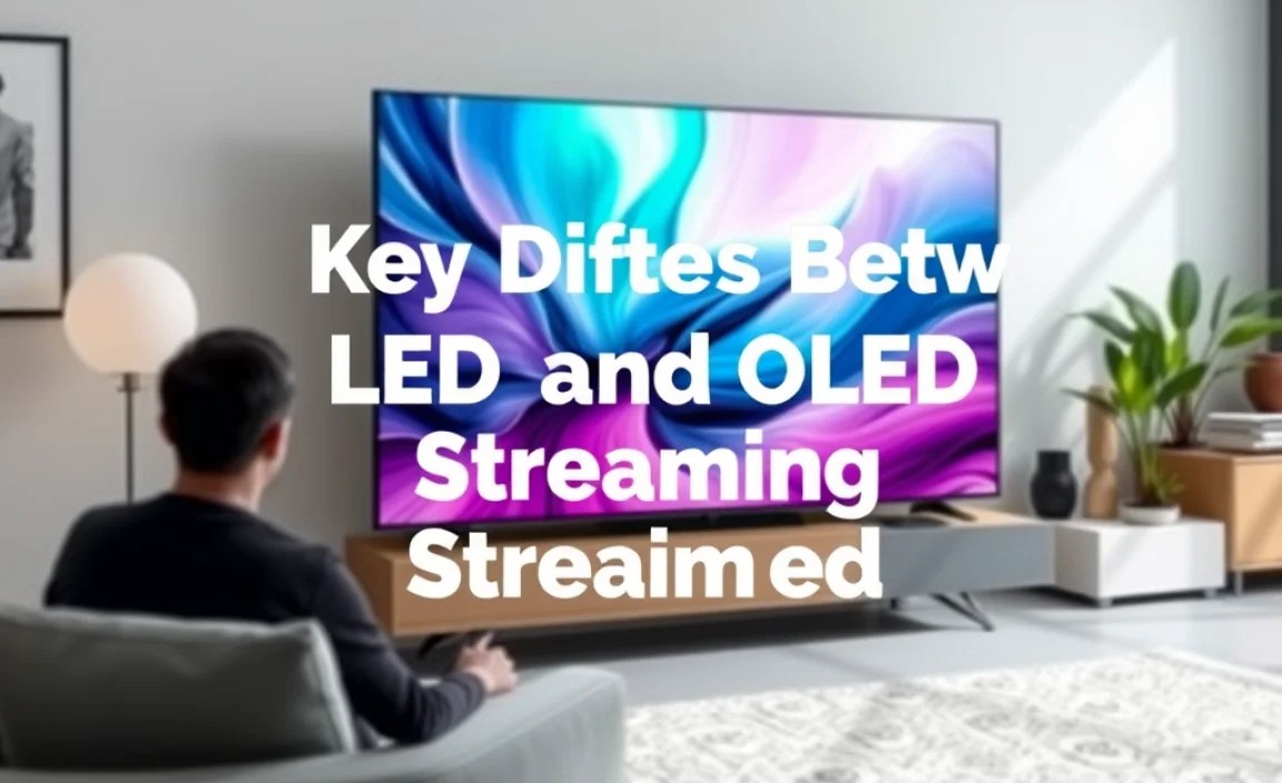 Key Differences Between LED and OLED Streaming