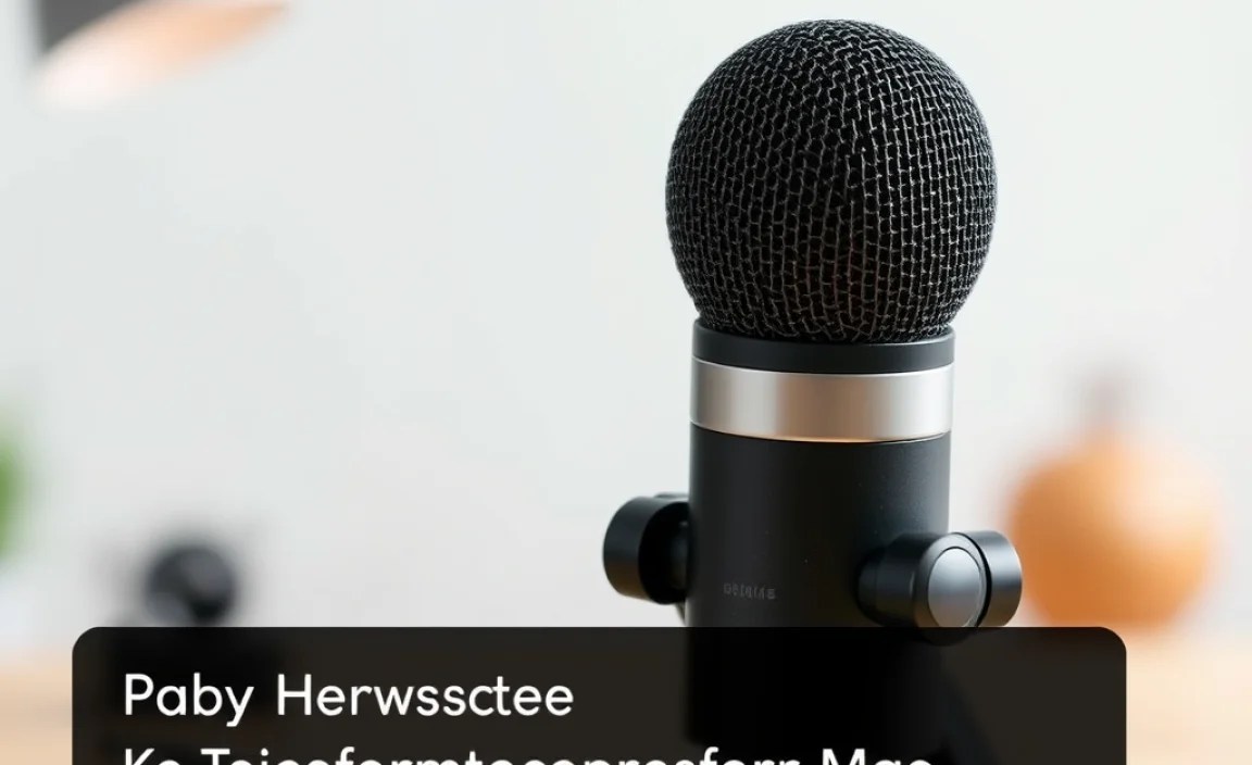 Key Features to Look for in a Microphone for Mac
