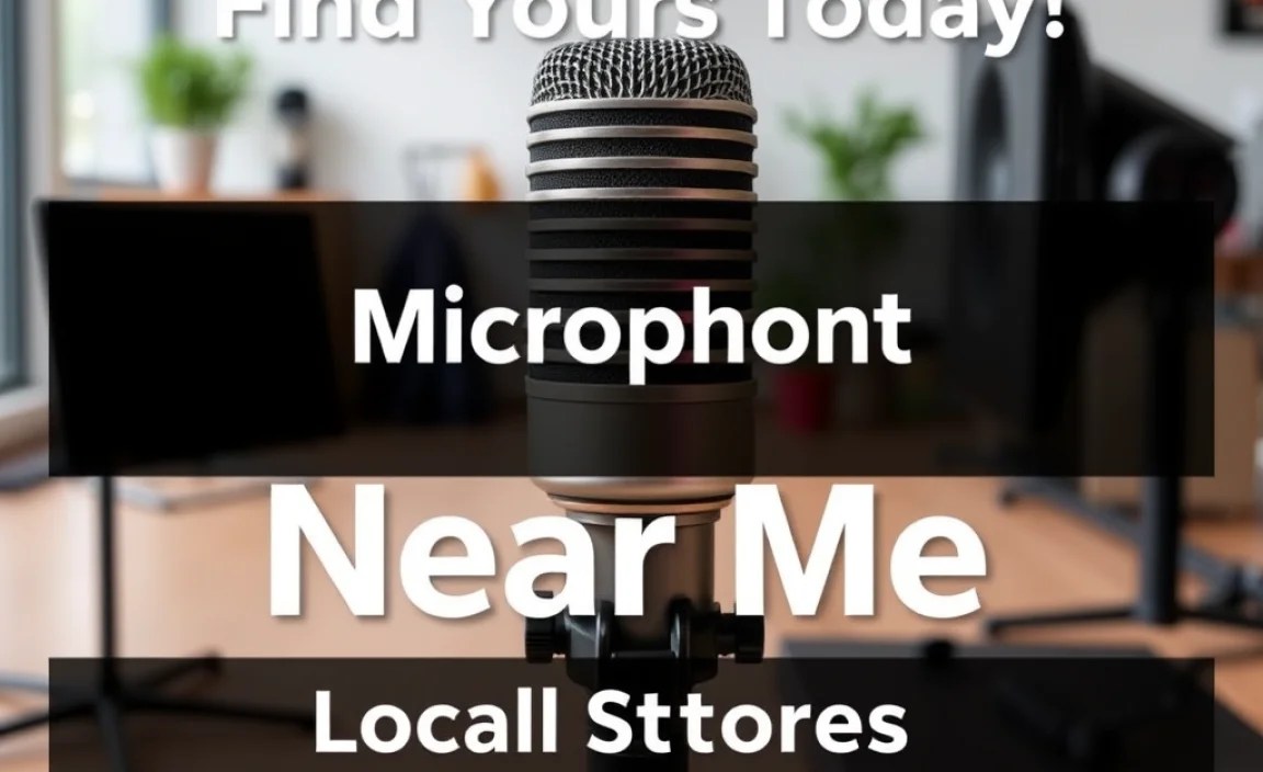 Local Stores for Microphone Shopping