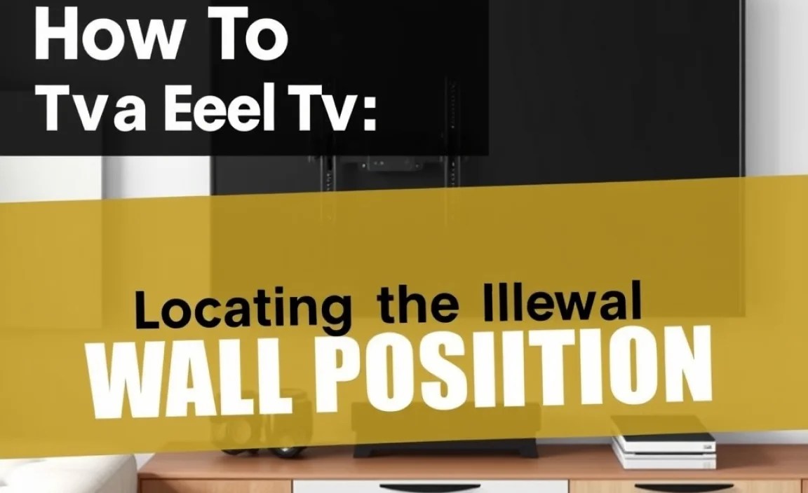 Locating the Ideal Wall Position