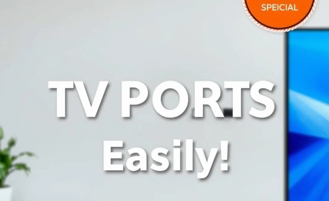 Maintaining Your TV Ports