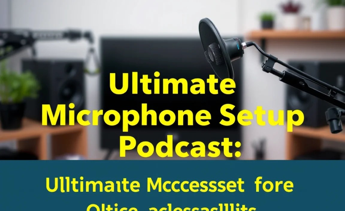 Microphone Accessories for Optimal Sound Quality