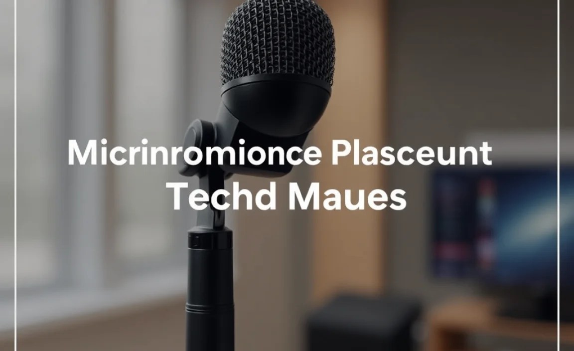 Microphone Placement Techniques
