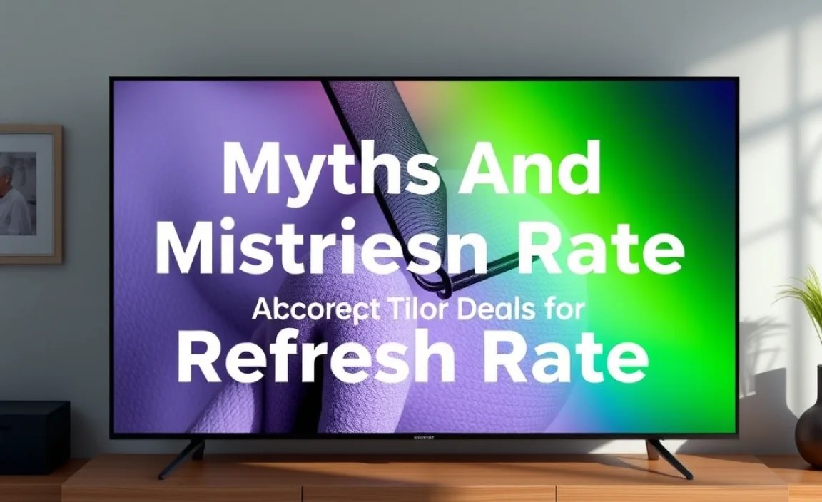 Myths and Misconceptions About Refresh Rate