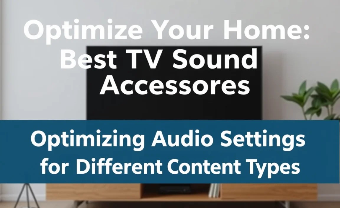 Optimizing Audio Settings for Different Content Types