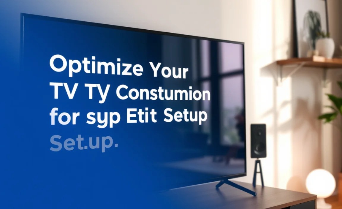 Optimizing Your TV Setup for Energy Efficiency