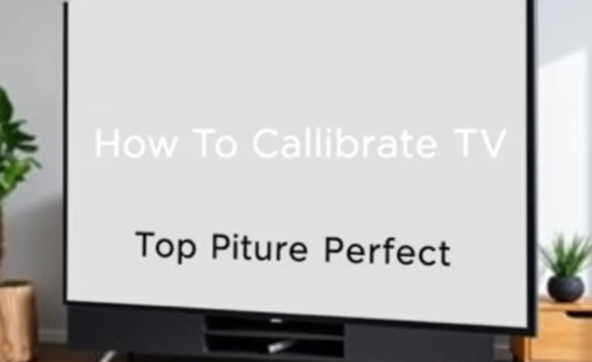 Preparing Your TV for Calibration