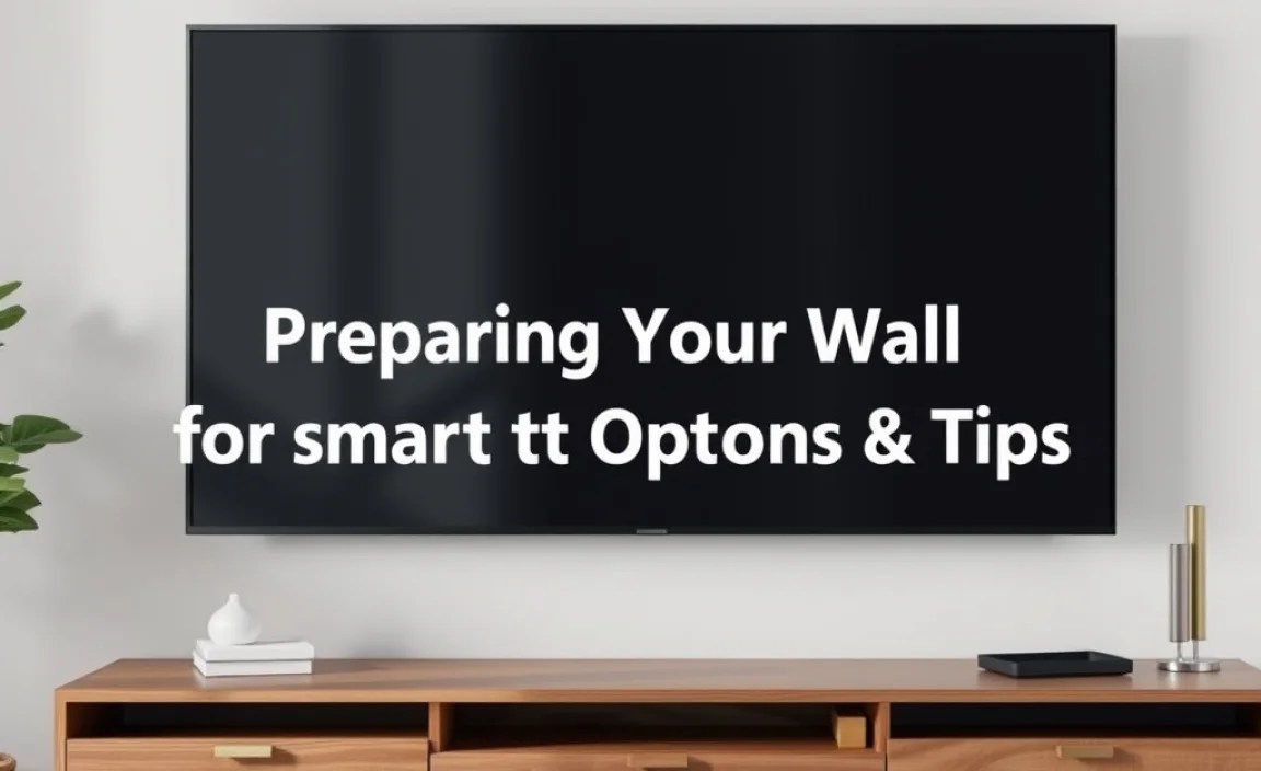 Preparing Your Wall for Smart TV Mounting