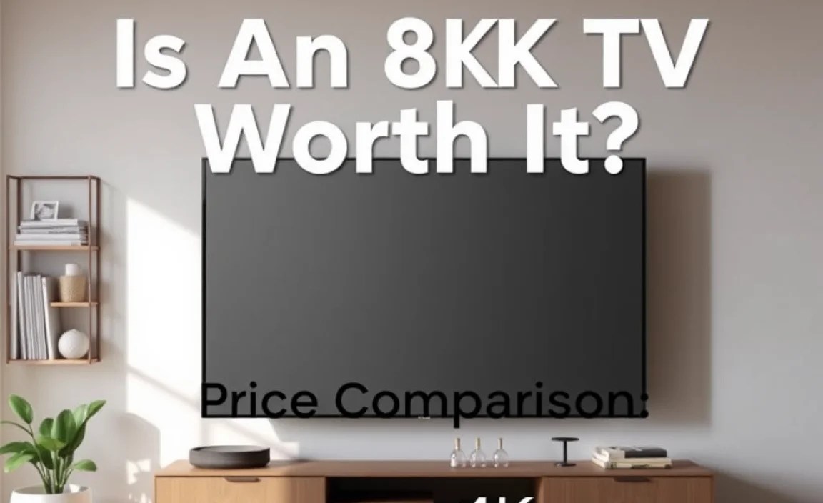 Price Comparison: 8K vs. 4K TVs