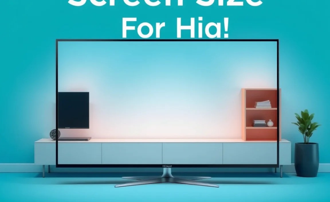 Recommended Screen Sizes for Different Use Cases