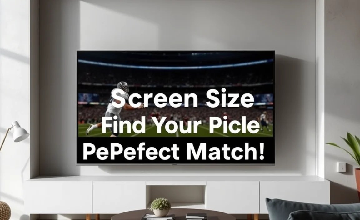 Screen Size and Viewing Distance