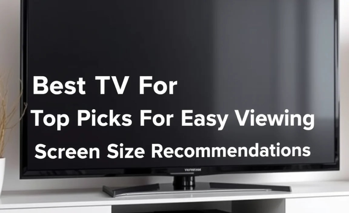 Screen Size Recommendations