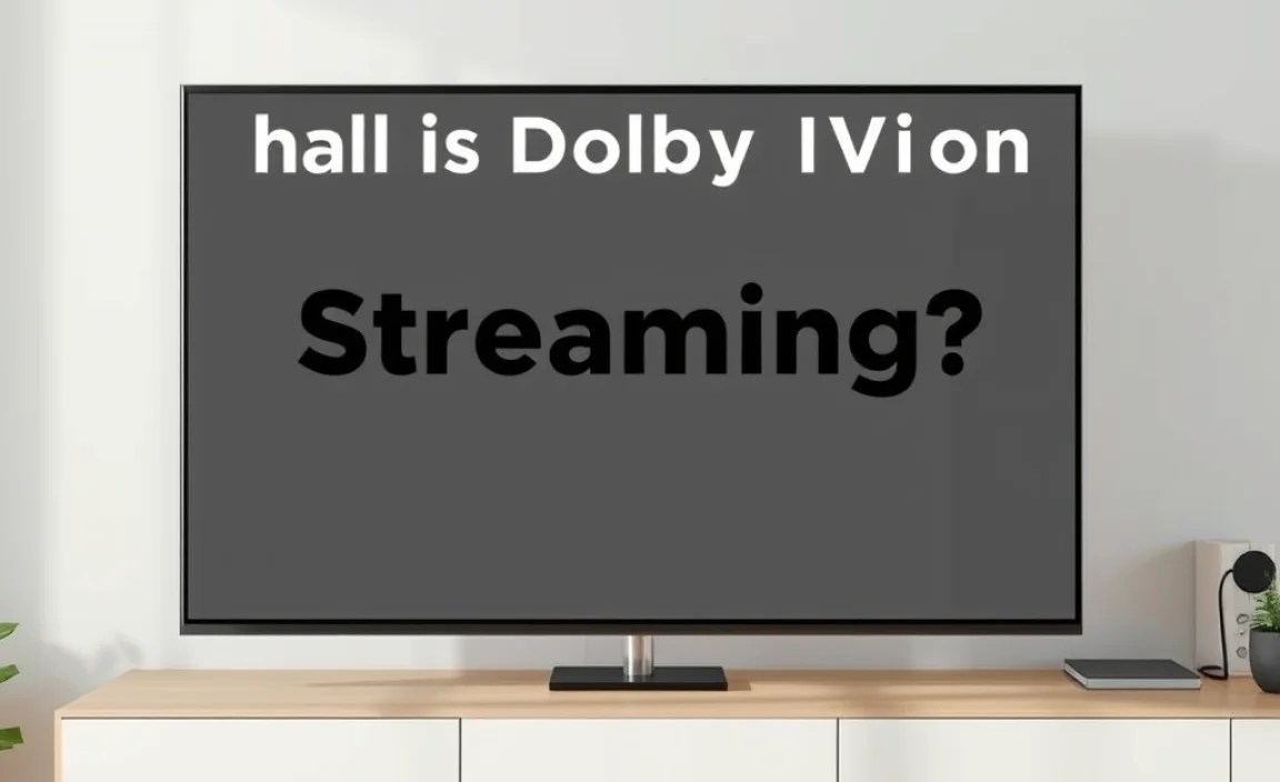 Setting Up Dolby Vision Streaming