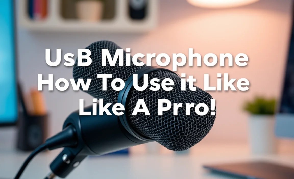 Setting Up Your USB Microphone
