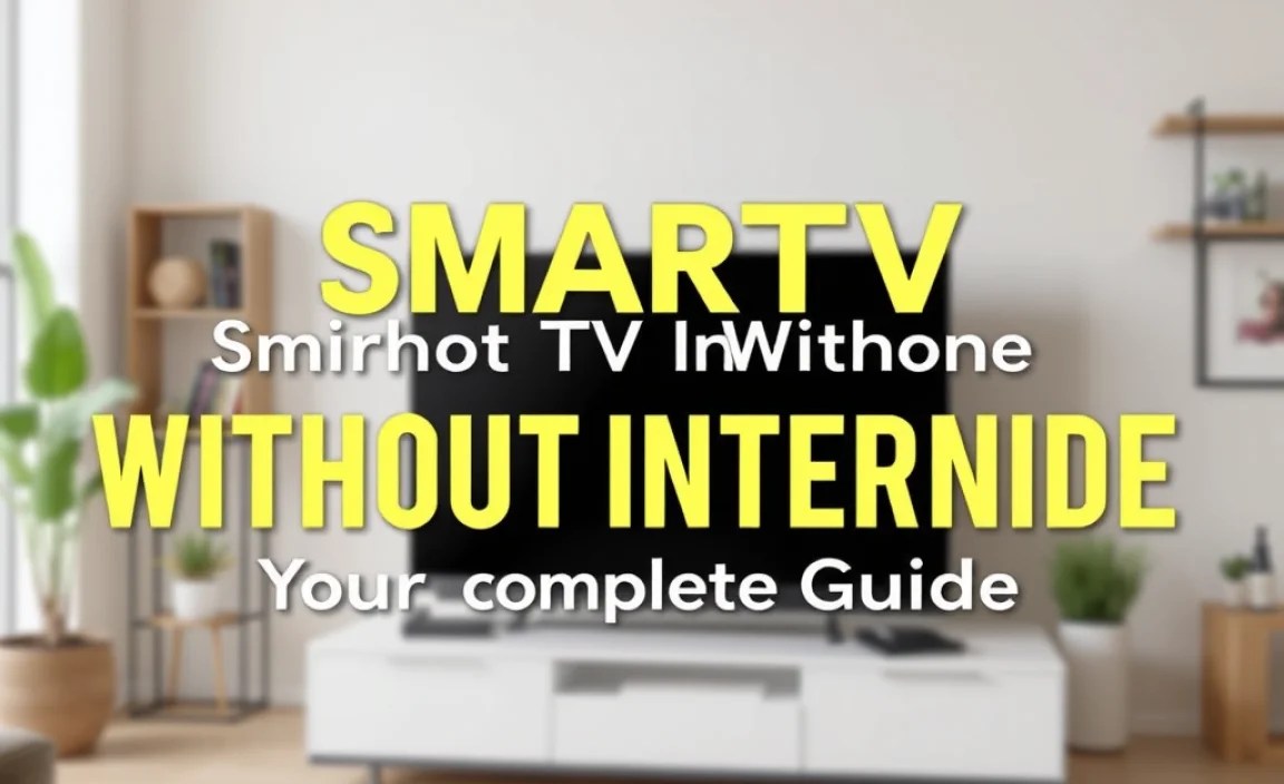 Smart Tv Without Internet Explained: Your Complete Guide