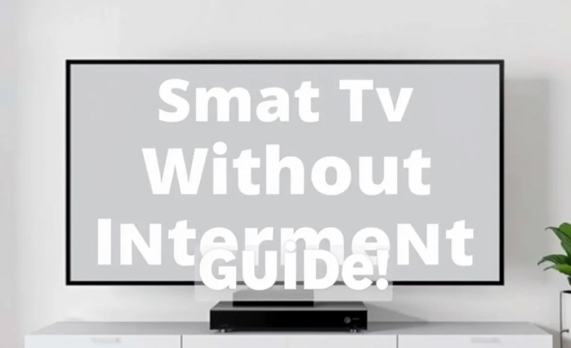 Smart Tv Without Internet: Ultimate Wall Mount Guide!