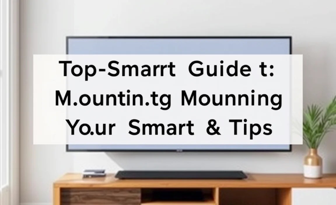 Step-by-Step Guide to Mounting Your Smart TV