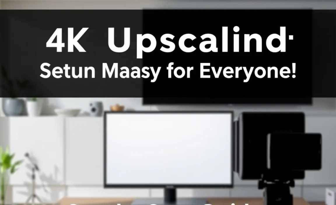 Step-by-Step Setup Guide for 4K Upscaling