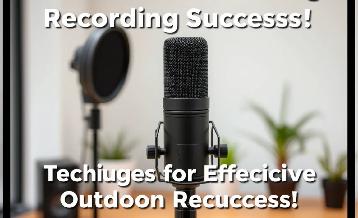 Techniques for Effective Outdoor Recording