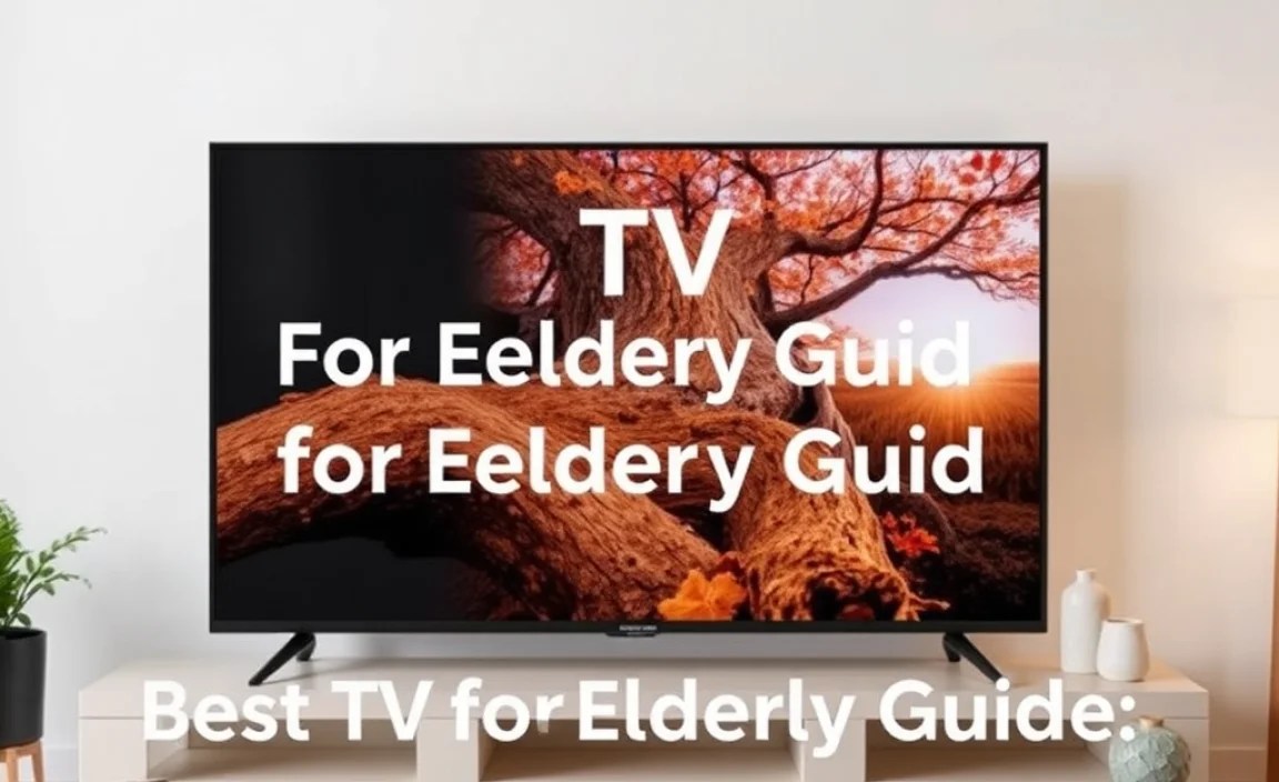 The Best Tv For Elderly Guide: Choosing The Right Features