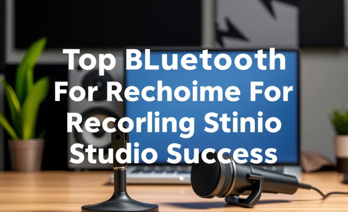 Top Bluetooth Microphone Models for Recording Studios