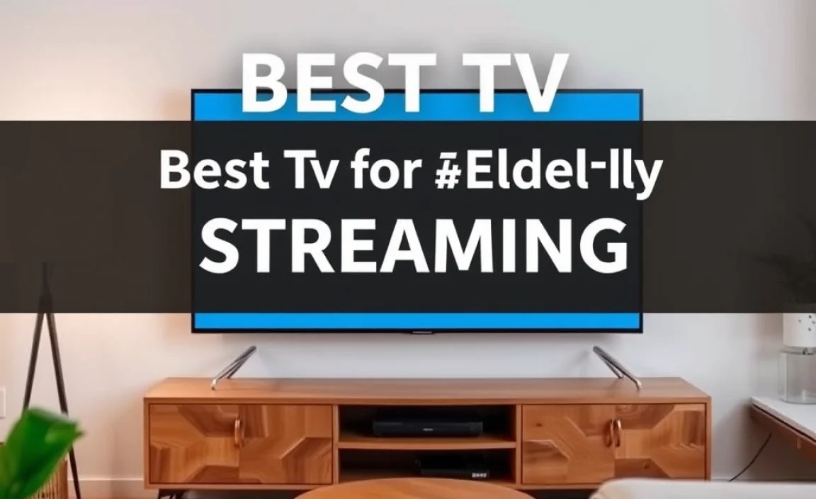 Top Features for Elderly-Friendly TVs