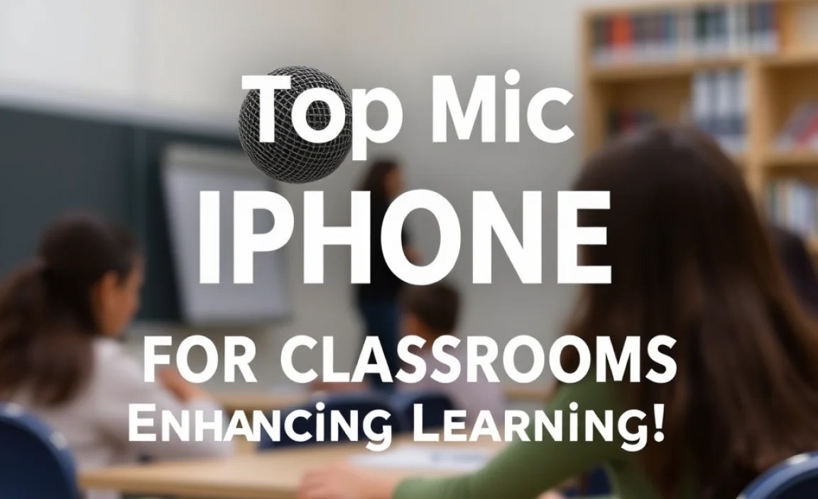 Top Mic For Iphone For Classrooms: Enhancing Learning!