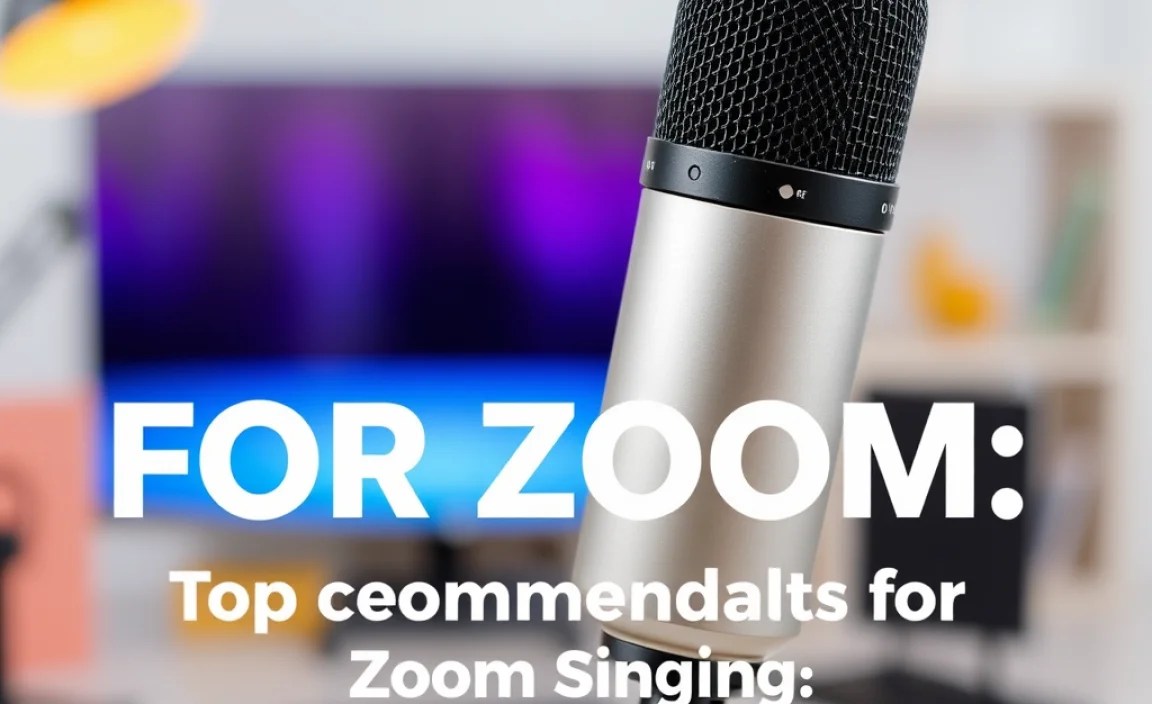 Top Microphone Recommendations for Zoom Singing